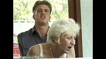 Ficky Martin fucks a blonde hairy granny very hard  on the hotel desk